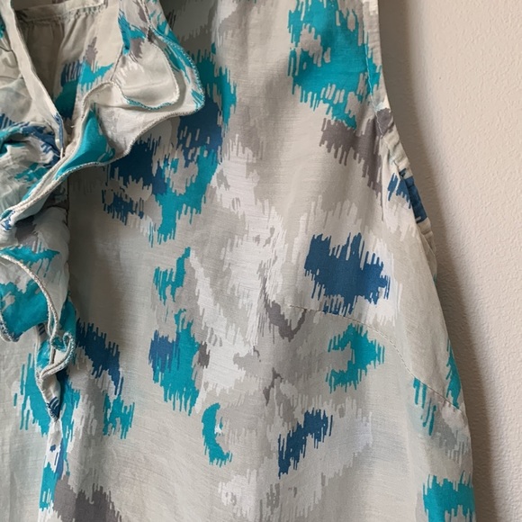 Loft Cotton and Silk blend sleeveless blouse - Picture 4 of 8